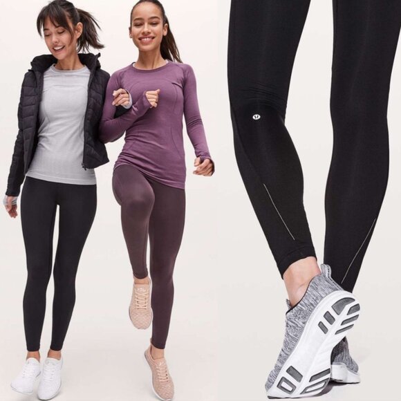 lululemon athletica Pants - lululemon | Fast As Fleece Tight Black